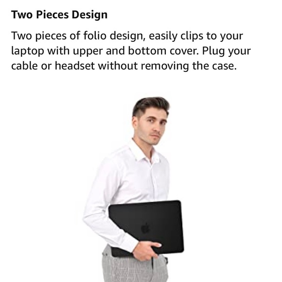 New! MOSISO Plastic Hard Shell Case compatible with MacBook Pro 14”, Clear Pink - Picture 16 of 16